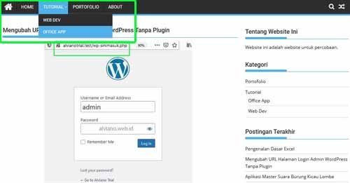 Membuat Menu Dan Sub Menu Di Wordpress Alviano